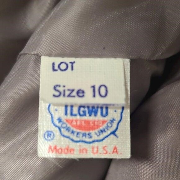 Vintage Devon-Hall Union Label  Women's Wool Blazer Size 10 - Picture 7 of 9